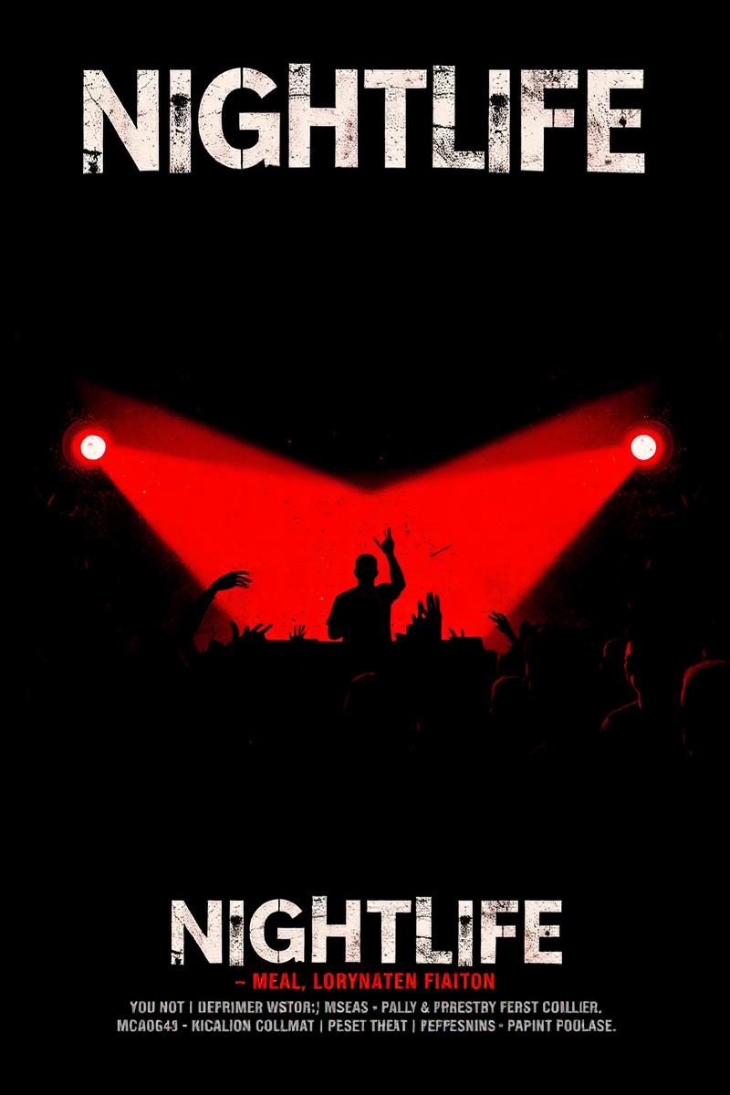 DJ silhouetted against red spotlights